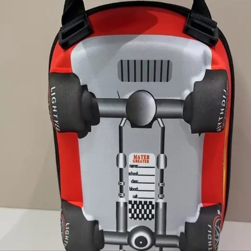 Cars Red Kids Toy Case - Picture 3 of 4